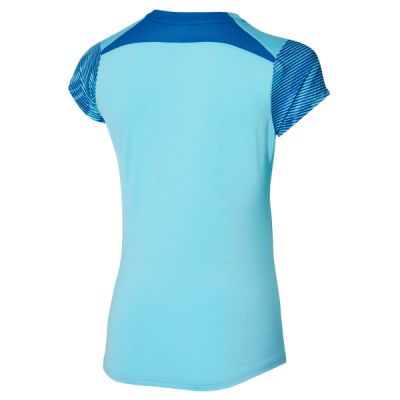 Charge Printed Tee Kadın Tişört Mavi