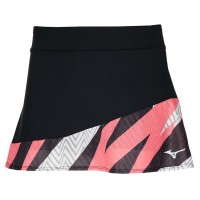 Flying Skirt Kadın Tenis Eteği Siyah/Desenli - Thumbnail