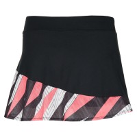 Flying Skirt Kadın Tenis Eteği Siyah/Desenli - Thumbnail