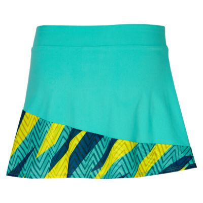 Flying Skirt Kadın Tenis Eteği Yeşil/Desenli