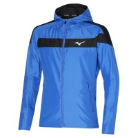 Hooded Jacket Erkek Kapüşonlu Yağmurluk Mavi/Siyah - Thumbnail