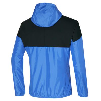 Hooded Jacket Erkek Kapüşonlu Yağmurluk Mavi/Siyah