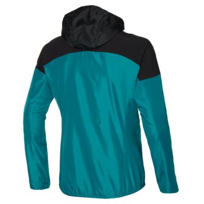 Hooded Jacket Erkek Yağmurluk Yeşil/Siyah
