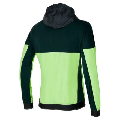 Hoody Jacket Kapüşonlu Erkek Sweatshirt Siyah / Yeşil