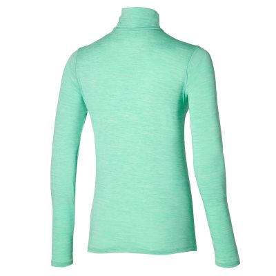 Impulse Core Kadın Uzun Kollu Yarım Fermuarlı Sweatshirt Yeşil