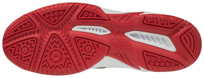 Mizuno Cyclone Speed 2 Unisex Voleybol Ayakkabısı Beyaz / Kırmızı. 4