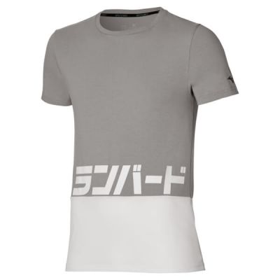 Katakana Tee Erkek T-shirt Gri