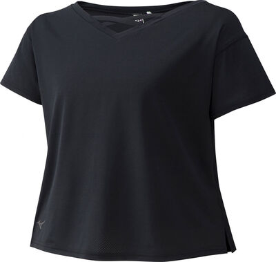Mizuno Layering Kadın Crop Top Tişört Siyah. 1