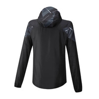 Printed Jacket Erkek Yağmurluk Siyah/Desenli - Thumbnail