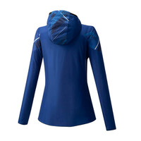 Printed Jacket Kadın Yağmurluk Mavi/Desenli - Thumbnail