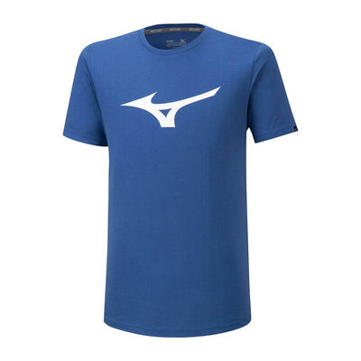 Mizuno Rb Logo Tee Erkek T-shirt Mavi. 1