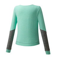 Style Longsleeve Shirt Kadın Uzun Kollu T-Shirt Yeşil - Thumbnail