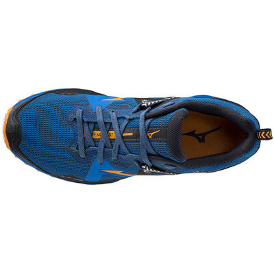 Mizuno Wave Mujin 7 Erkek Koşu Ayakkabısı Mavi/Turuncu. 4