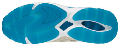 Mizuno Wave Rider 1 Premium Erkek Günlük Giyim Ayakkabısı Bej/Mavi. 2