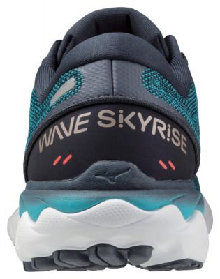 Mizuno Wave Skyrise 2 Erkek Koşu Ayakkabısı Mavi/Yeşil. 4