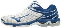 Wave Voltage Unisex Voleybol Ayakkabısı Beyaz / Mavi - Thumbnail