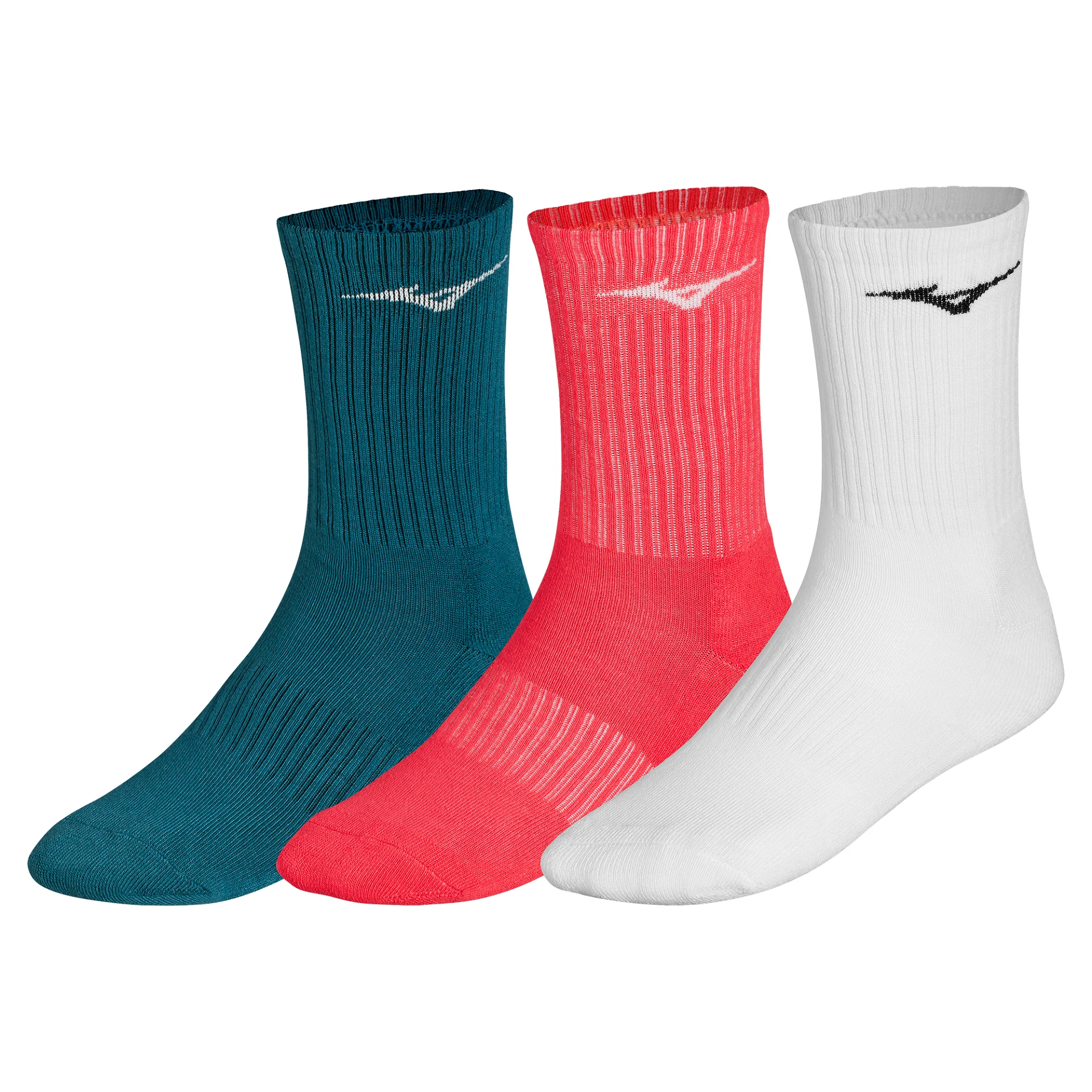 Training 3P Socks Unisex Çorap Beyaz/Yeşil/Turuncu