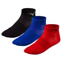 Mizuno Training Mid 3P Unisex Çorap Siyah / Mavi / Kırmızı. 1