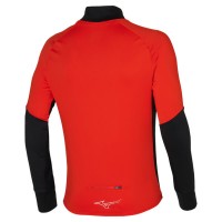 Warmalite Erkek Yarım Fermuarlı Sweatshirt Kırmızı/Siyah - Thumbnail