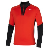 Warmalite Erkek Yarım Fermuarlı Sweatshirt Kırmızı/Siyah - Thumbnail