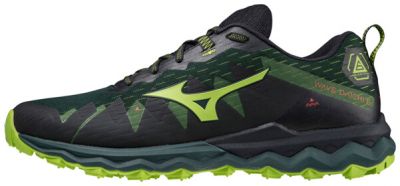 Wave Daichi 6 Erkek Koşu Ayakkabısı Siyah/Yeşil