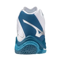 Wave Lightning Z8 MID Unisex Voleybol Ayakkabısı Beyaz/Mavi - Thumbnail